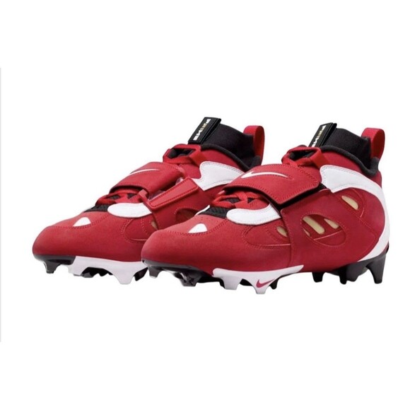 Men’s Size 16 Nike Diamond Turf DT 2 TD Football Cleats Fire Red IF4807-001 New main image 5